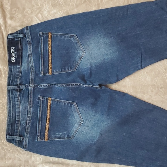 Grace in LA Trouser Wide Leg Jeans - Picture 5 of 7